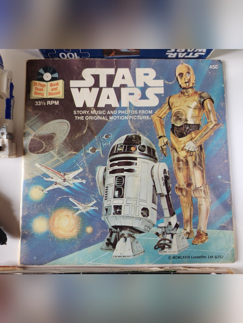 🎈 Star Wars Book And Record Vintage Vinyl